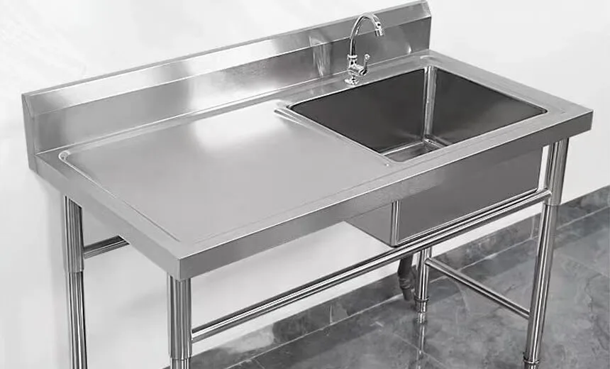 commercial steel sink